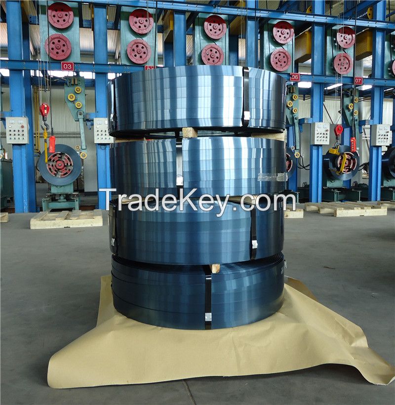 blue tempered Steel Strapping 0.80*19mm/25.4mm/32mm