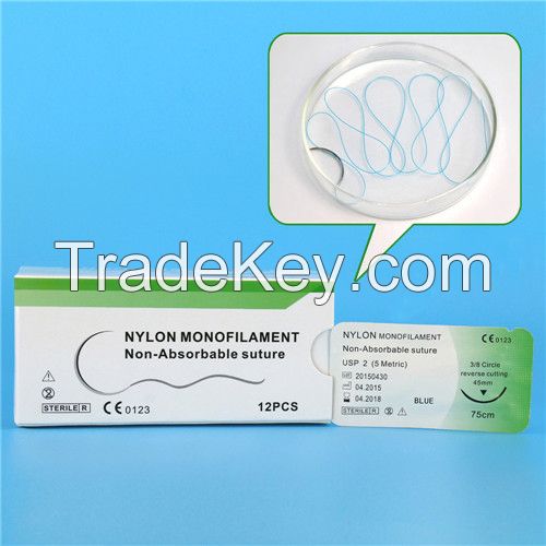 Nylon monofilament suture