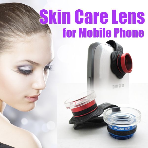 skin care lens for mobile phone for iphone and android