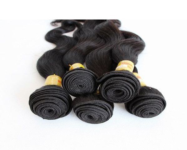 wholesale high quality remy indian human hair weft, body wave