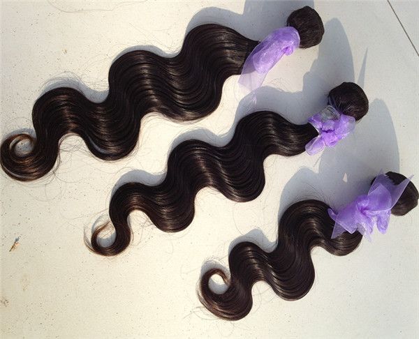 Wholesale!! Factory price virgin brazilian human hair weft,10-32inch body wave virgin brazilian hair weaves