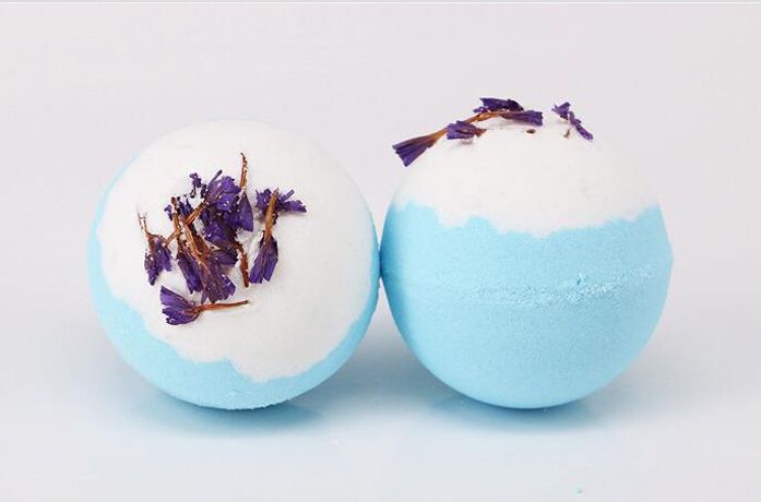 Relaxing Function and Ball Shape OEM ODM Bath Bomb salt with gift box