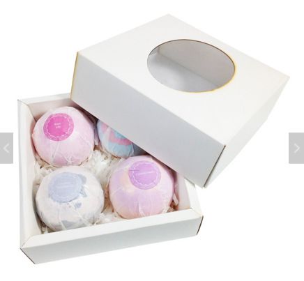 Relaxing Function and Ball Shape OEM ODM Bath Bomb salt with gift box