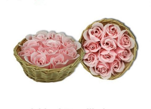 Soap Flower Rose in Gift Box Wedding Decoration Party Gift Body Bath Soap Rose