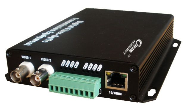 2-channel video + 4-channel audio+1-ethernet  Video Optical Converter