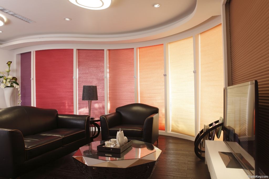 Non-woven honeycomb blinds and shade cellular blinds