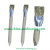 wooden handle steel brush