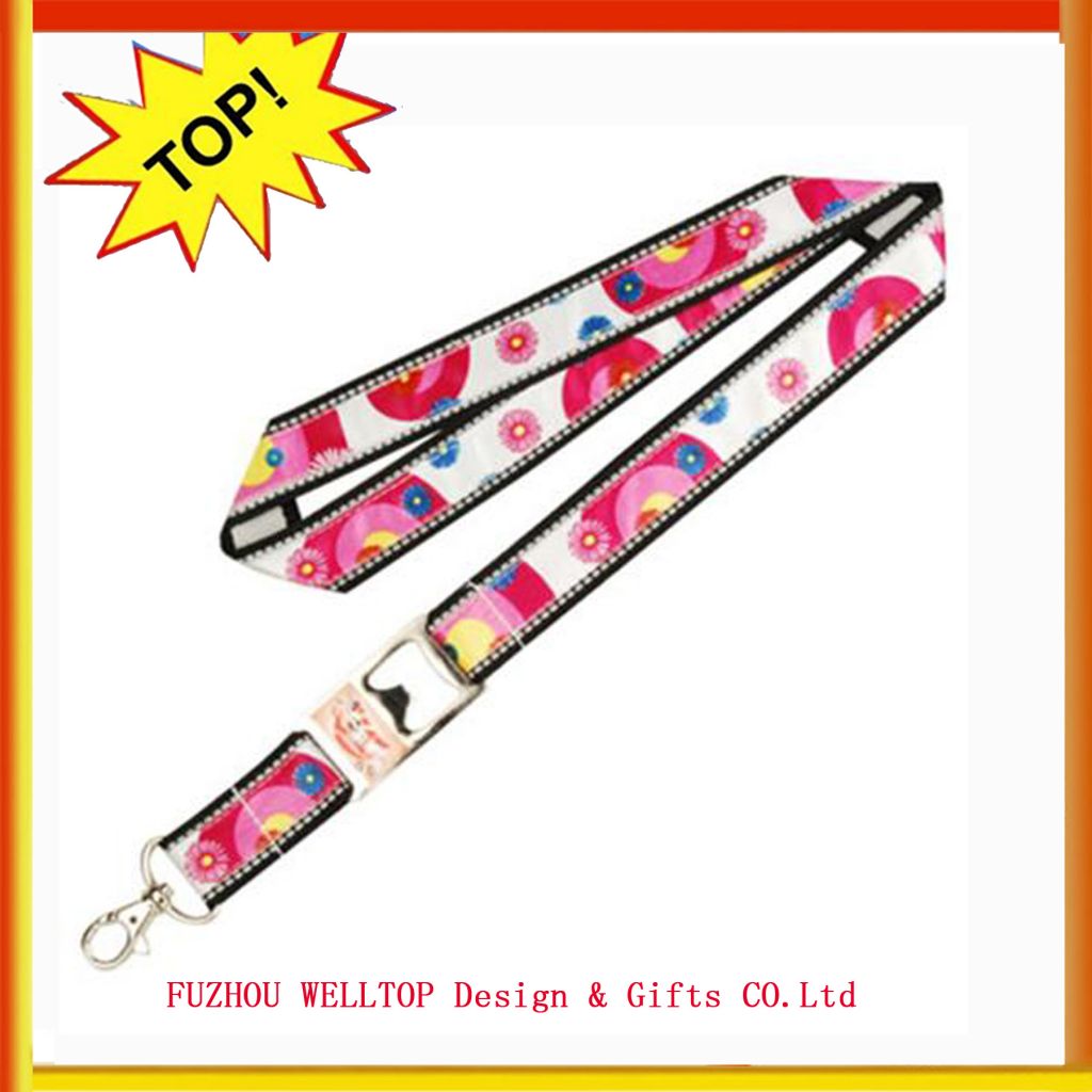 Polyerster heat transfer lanyard with high quality