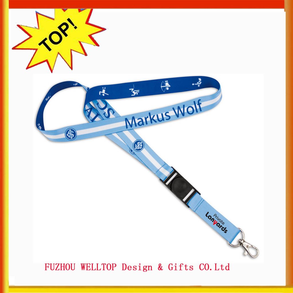 Polyerster heat transfer lanyard with high quality