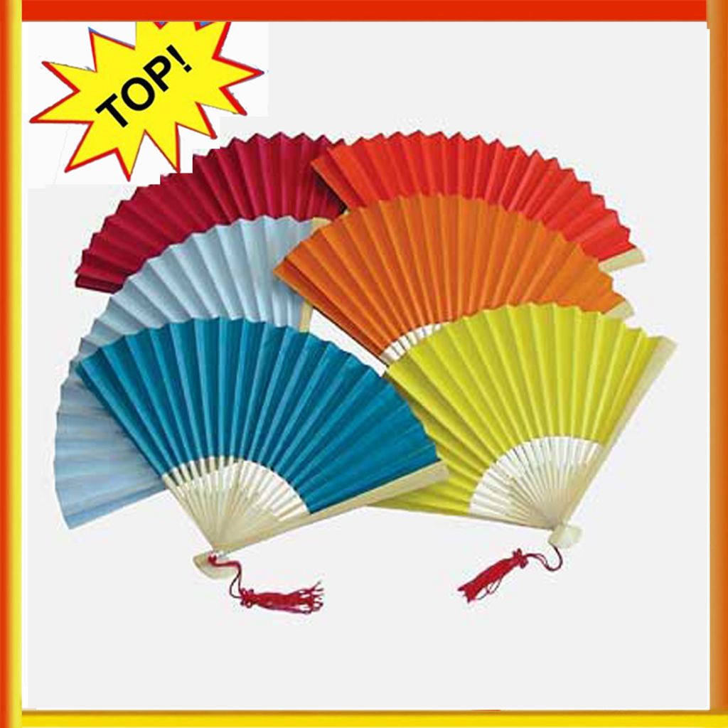 high quality spanish bamboo hand fan 