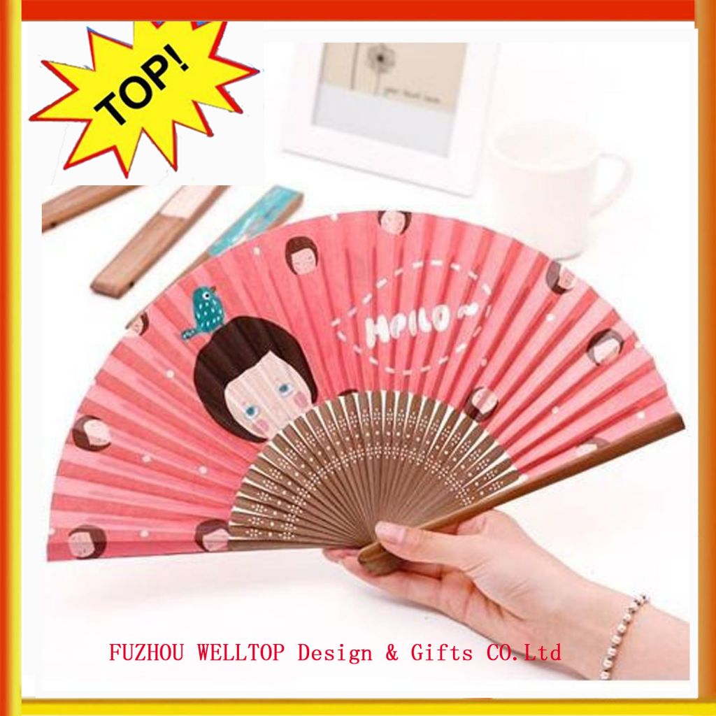 high quality spanish bamboo hand fan 