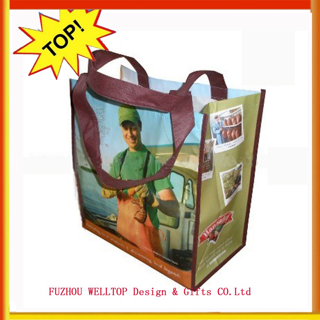 fashion design non woven shopping bag for promotion gift 