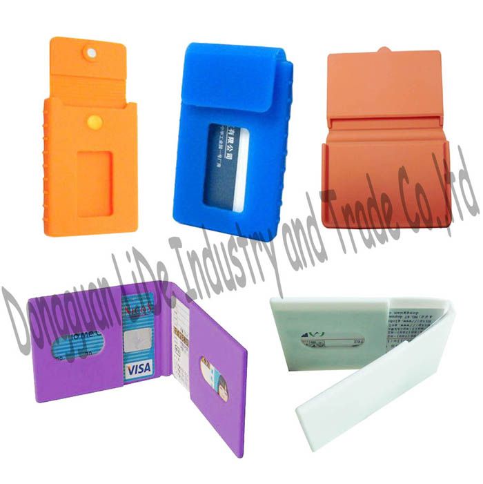 silicone card case/holder