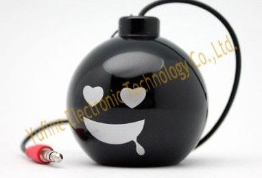 Supply bomb mini speaker, bomb gift speaker, Sales Promotion Electronic products, cheap gift speaker from Yufine factory  