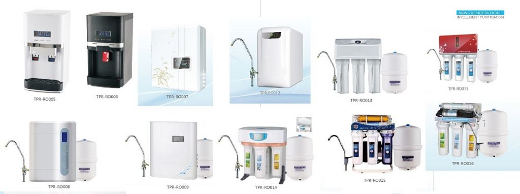 residential RO water system, undersink RO water system, water filter, water purifier, UV water purifier