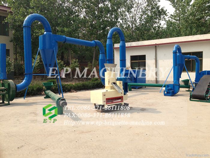 hot selling 500kg/h wood pellet production line