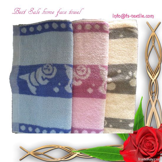wholesale cheap cotton face towel for home