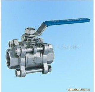 3pc full port ball valve ,ss304( thread / weld)