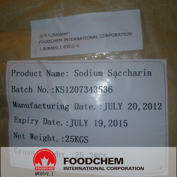 Sodium saccharin