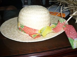 Palm leaf hat
