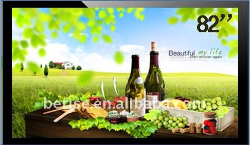 82inch HD sunlight readable advertising lcd display