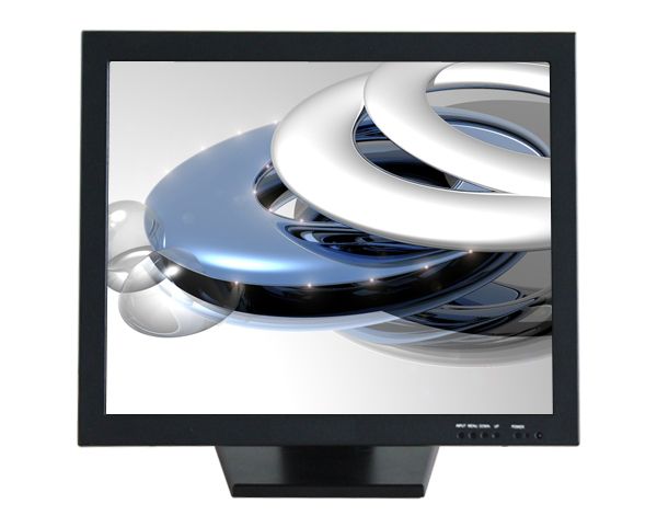 17 Inches Ultra Low Power High Brigthness (600nits) LED CCTV Monitor