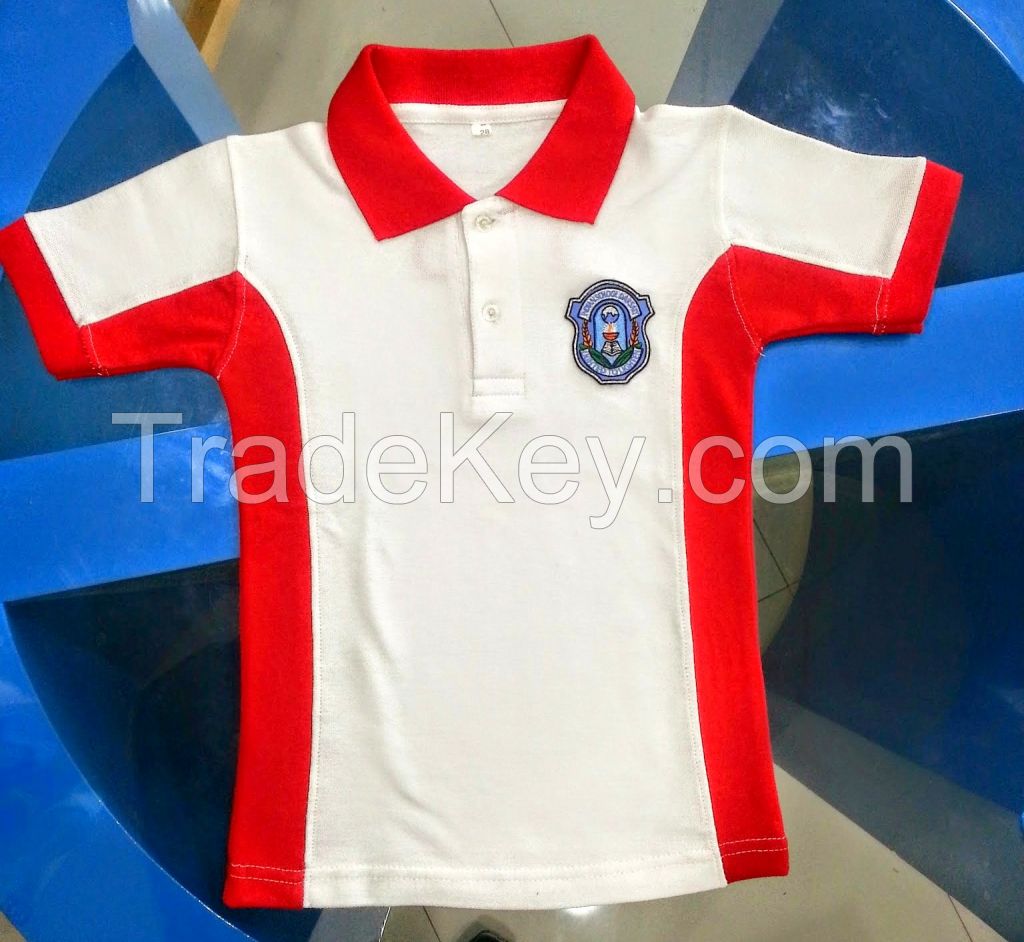 Kindergarten Polo T-shirts kids school uniform in Dubai UAE