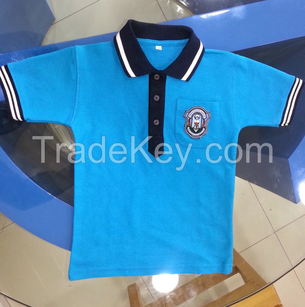 Kindergarten Polo T-shirts kids school uniform in Dubai UAE By Al Amal  Readymade Garments Workshop