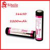 lithium ion battery 16650 2200mAh lithium ion rechargeable battery for toys/e-cig/power tools