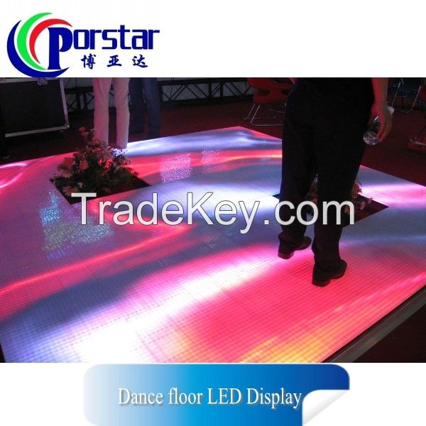 Hot selling rgb dance floor led display professional manufacture of led screens