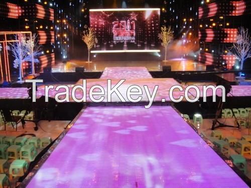 Hot selling rgb dance floor led display professional manufacture of led screens
