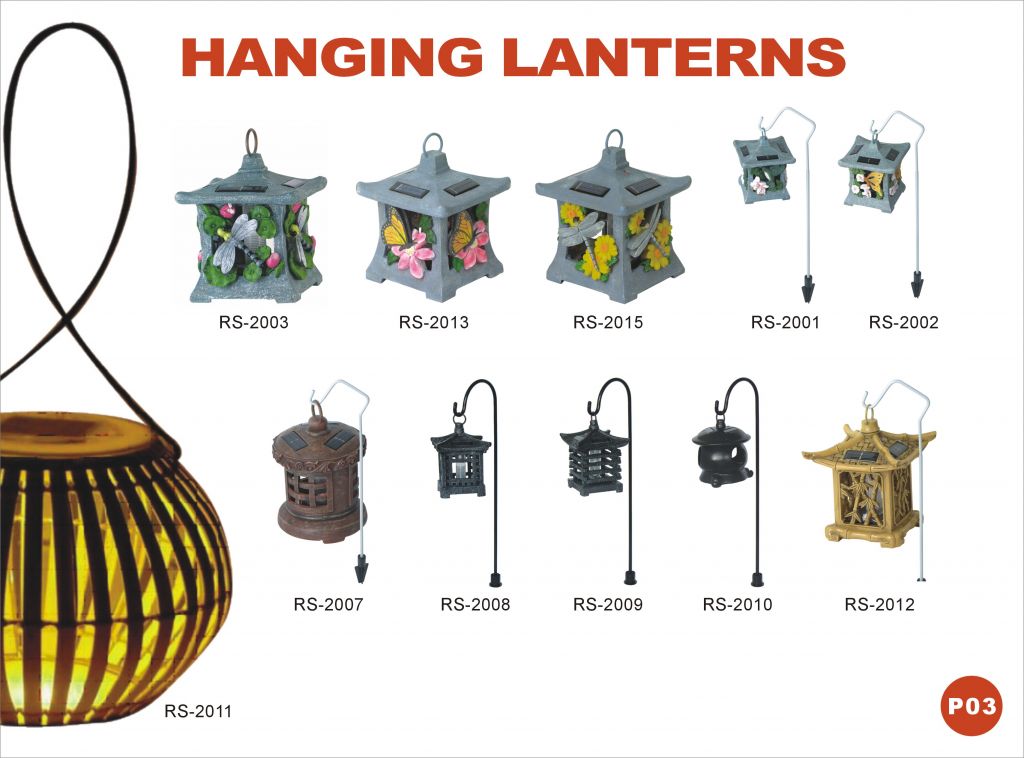 LED Solar Garden lights --hanging lanterns 