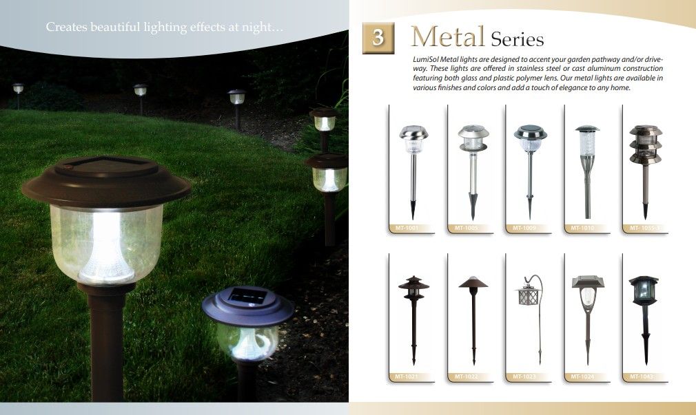 LED metal series garden light