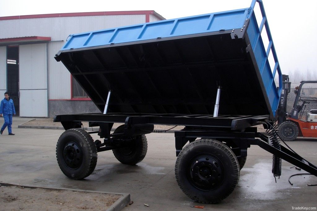6 tons hydraulic tipping trailer