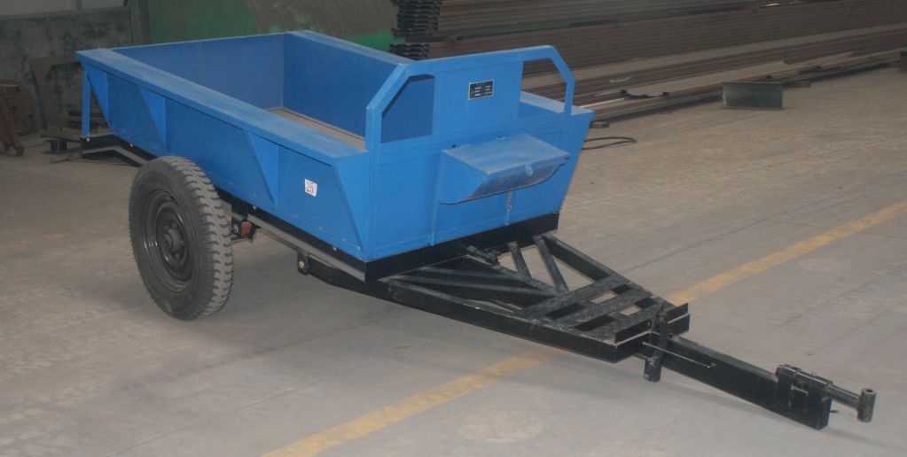 Load 1t trailer matched with walking tractor