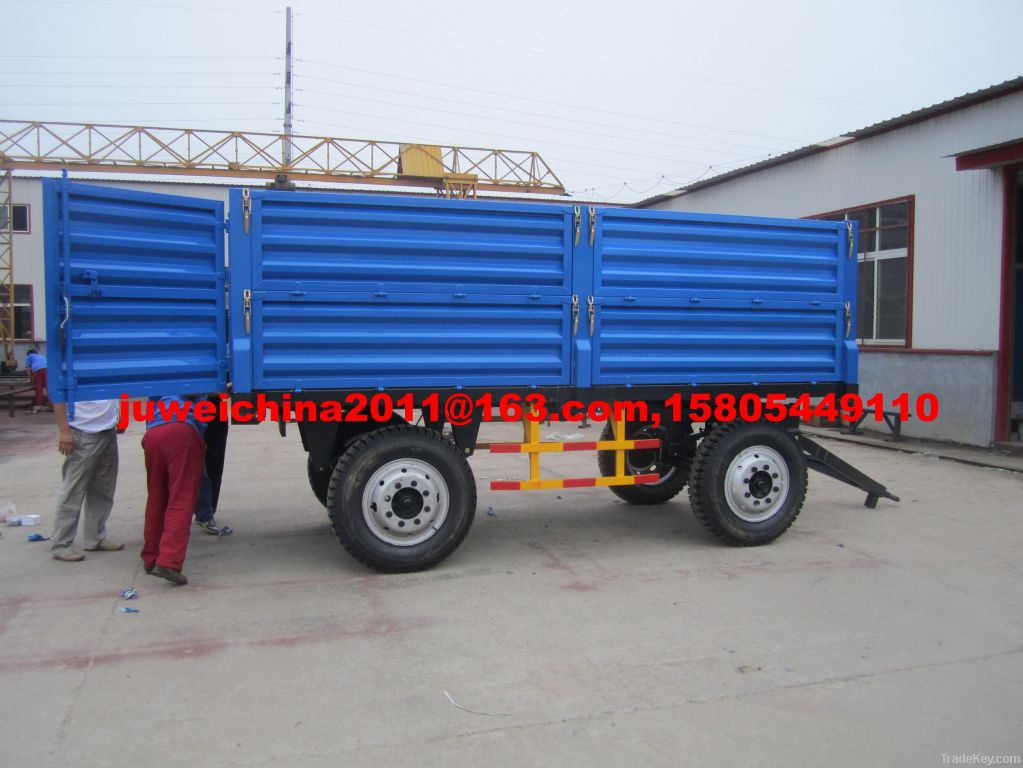 8tons side tipping trailer
