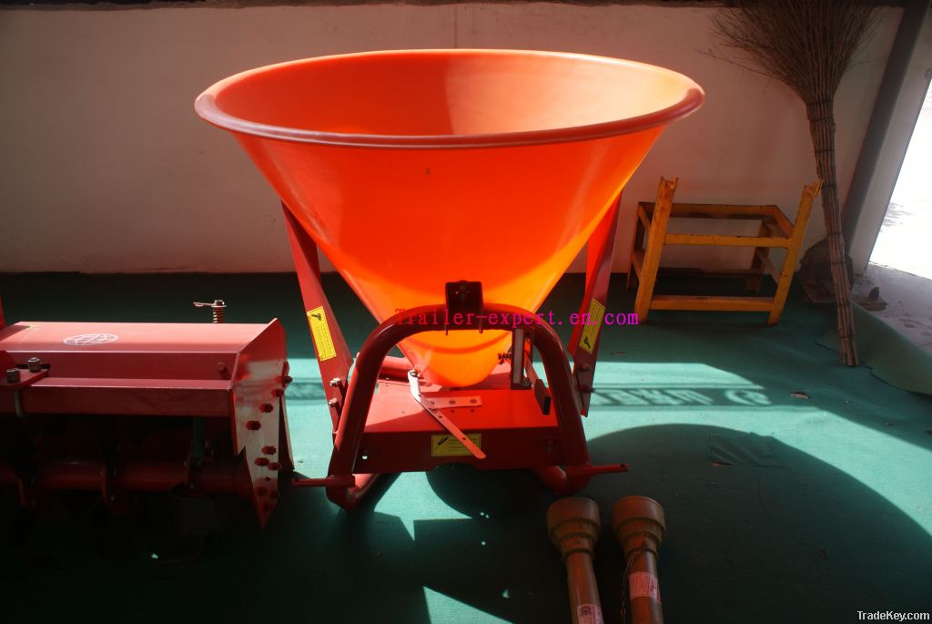 Plastic fertilizer spreader