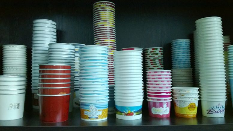 Disposable ice cream paper bowl, yogurt paper cups