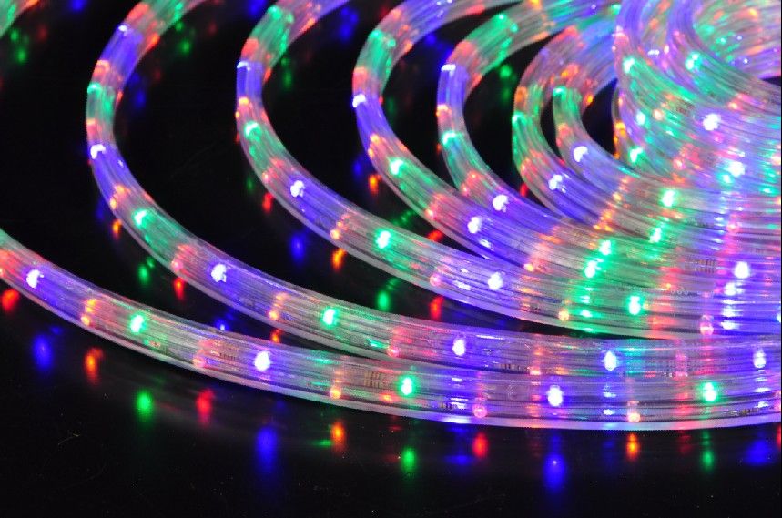 10M LED Round Two-String Rainbow tube