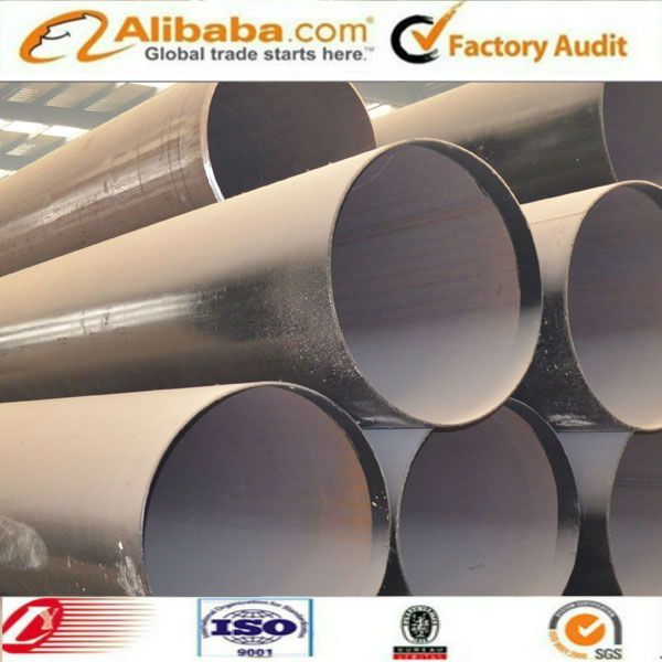 LSAW round steel pipe for construction material