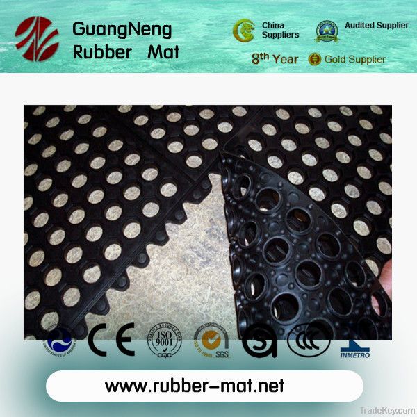 Anti fatigue Interlocking Rubber Mats For Industry