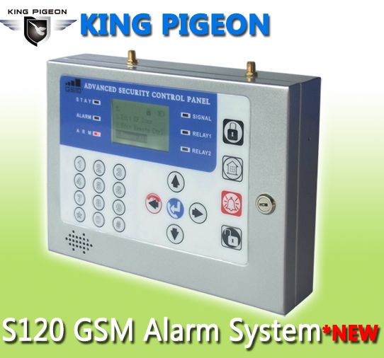 New LCD Display Menu Office GSM Alarm System S120