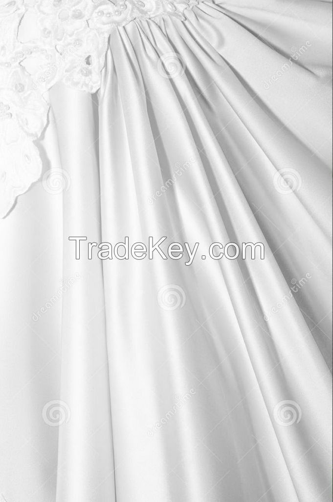 Bridal satin fabrics