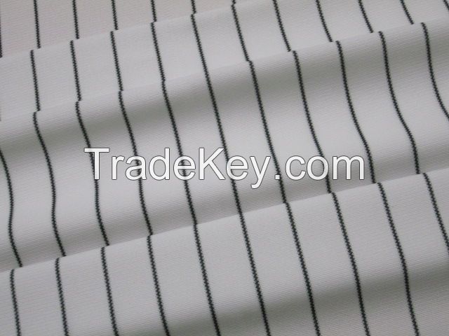 Baseball Stripe Athletic Knit Fabrics