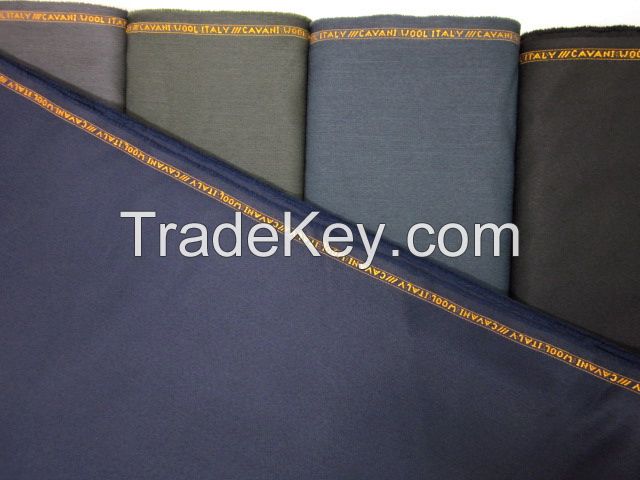 Cavani wool melange slub fabric