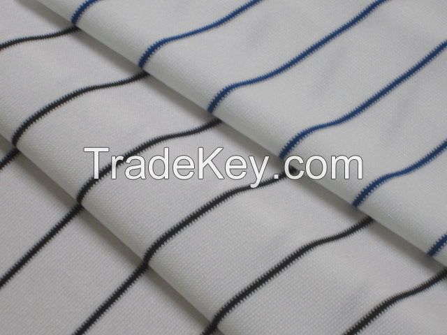 Baseball Stripe Athletic Knit Fabrics