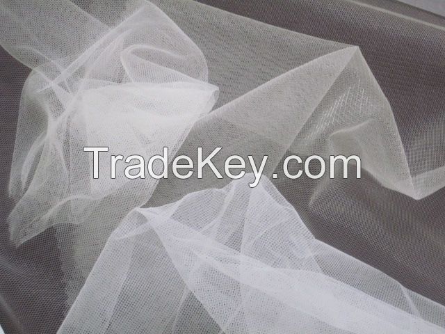 Bobbinet mesh nylon fabric