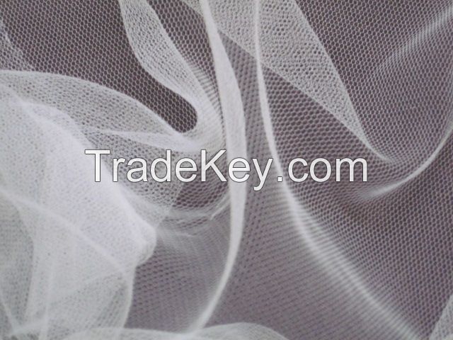 Bobbinet mesh nylon fabric