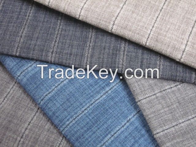Crepe Melange stripe fabrics