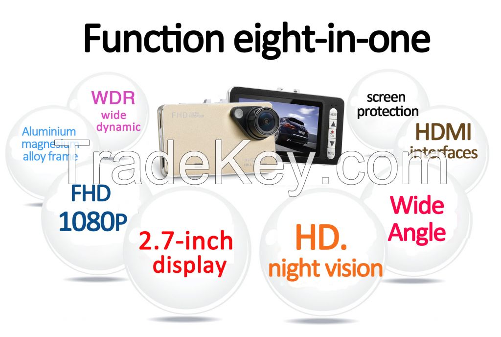 Car Vehicle DVR Data Recording  Car Video Recorder 1080P TD6